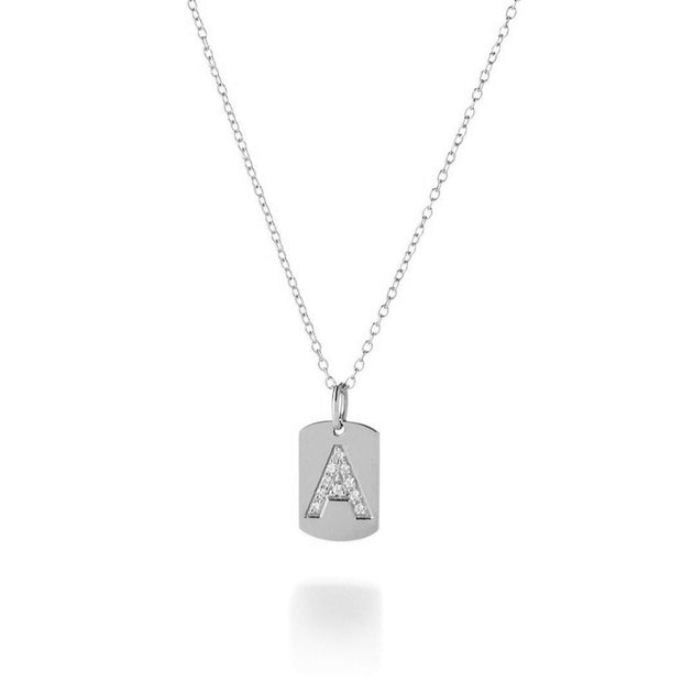 Custom IDF Military Dog Tag Necklace in Sterling Silver by oNecklace